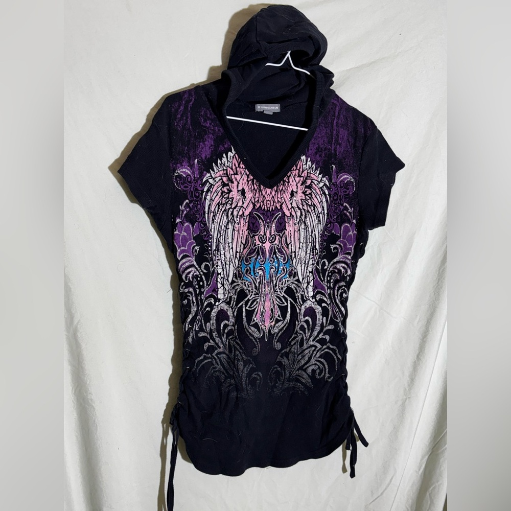 Y2K Graphic Cotton T